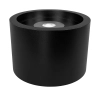 Biofireplace freestanding Moon black matte