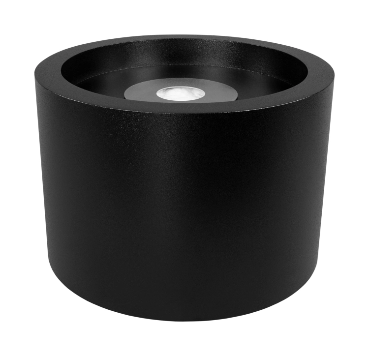 Biofireplace freestanding Moon black matte