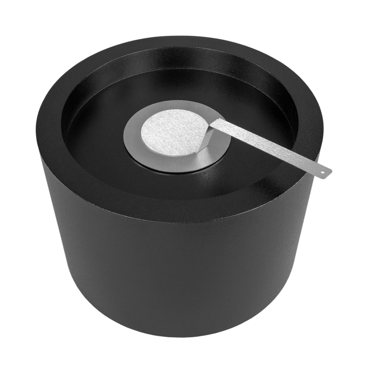 Biofireplace freestanding Moon black matte