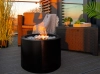 Biofireplace freestanding Moon black matte