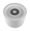 Biofireplace freestanding Moon white matte