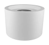 Biofireplace freestanding Moon white matte