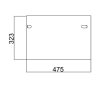 Biofireplace freestanding Moon white matte