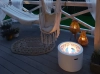 Biofireplace freestanding Moon white matte