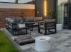 Biofireplace freestanding Moon white matte