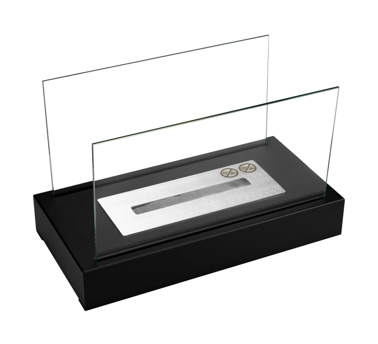 Biofireplace freestanding Glow black mat