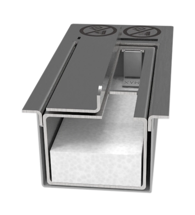 Ceramic insert for burner 20x30cm