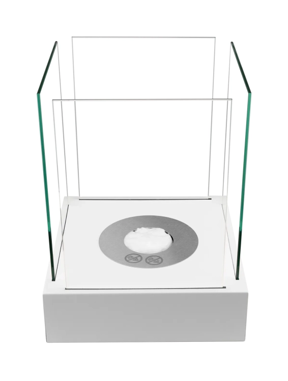 Biofireplace freestanding Sunset Garden Mini white matte