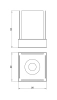 Biofireplace freestanding Sunset Garden Mini white matte