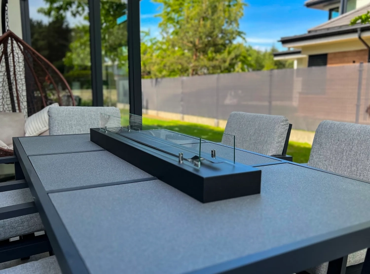 Biofireplace insert 1200mm with glass