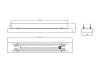 Biofireplace insert 1200mm with glass
