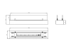 Biofireplace insert 700mm with glass
