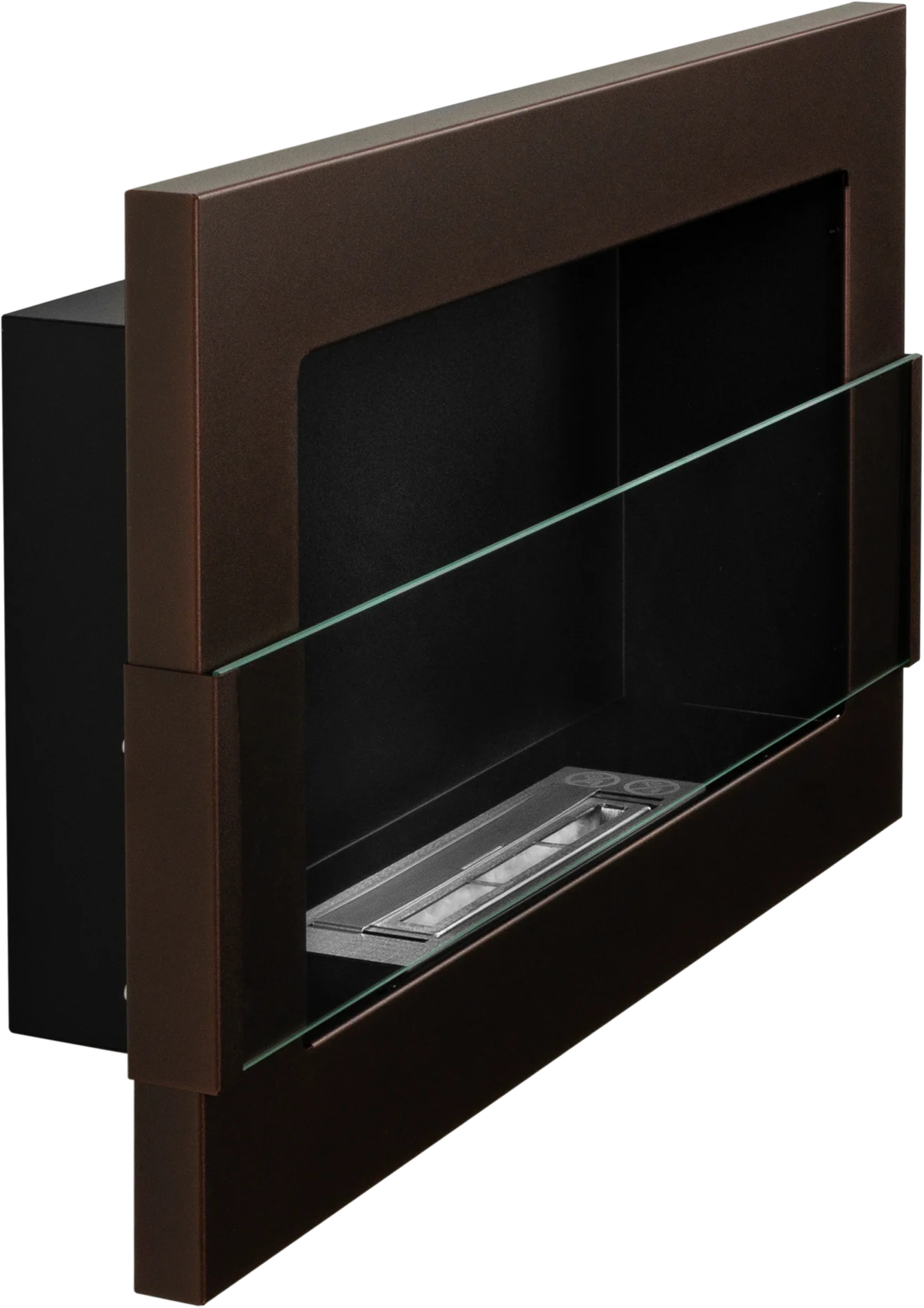 Hanging Bio Fireplace Bronze Structural Matte