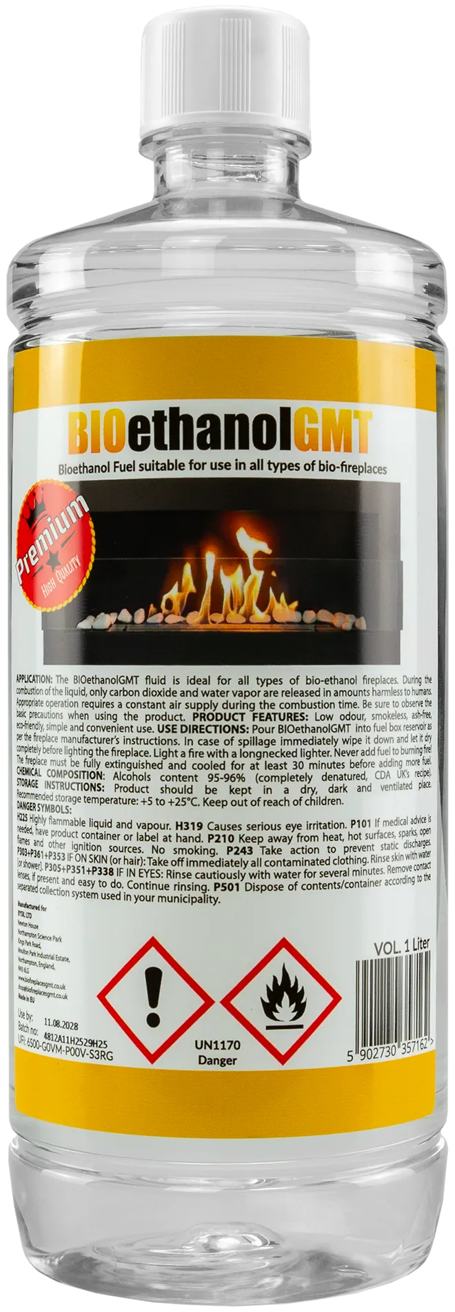 bio fuel for fireplace 5l