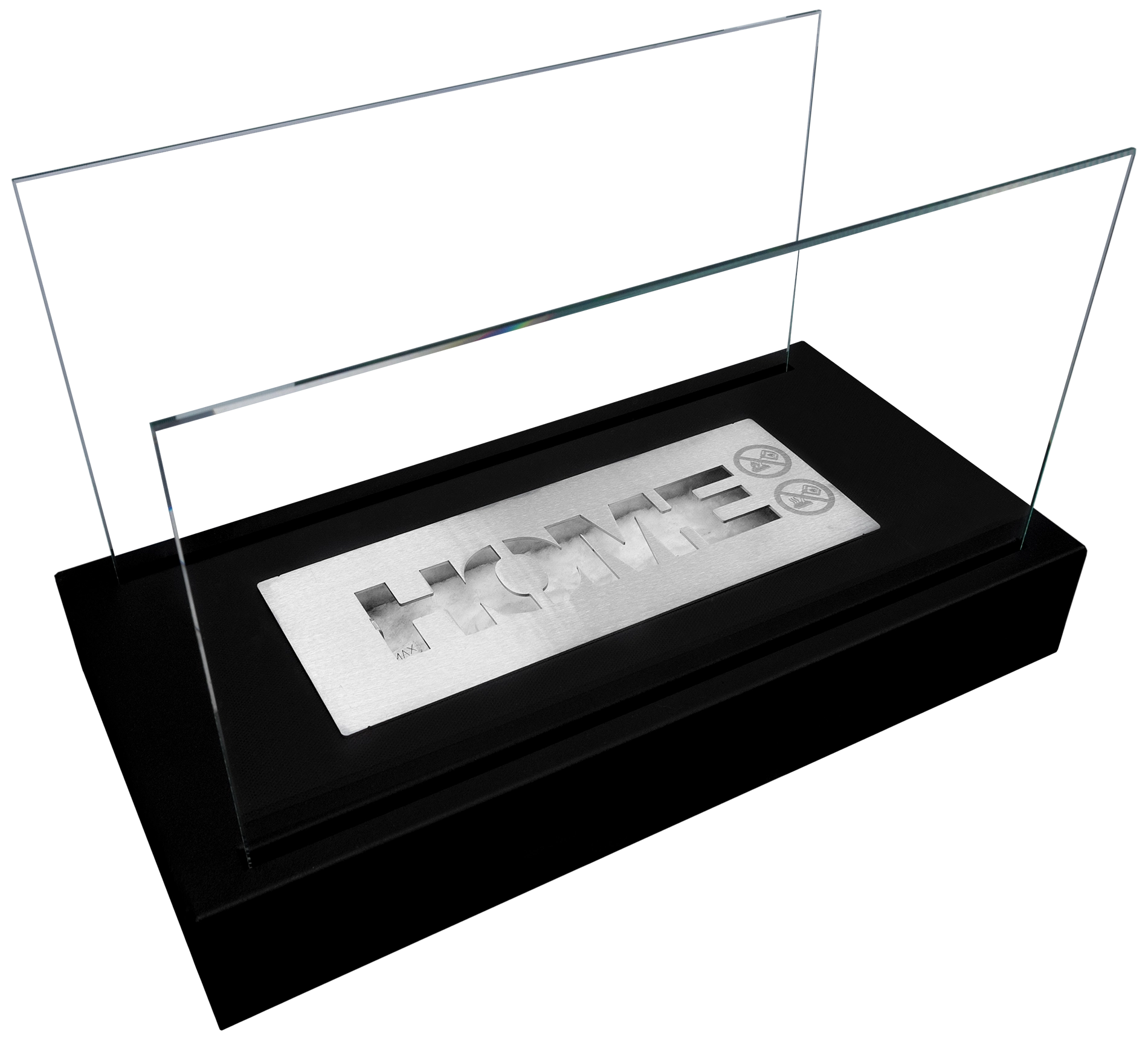 Freestanding Bio Fireplace Home Black Matte