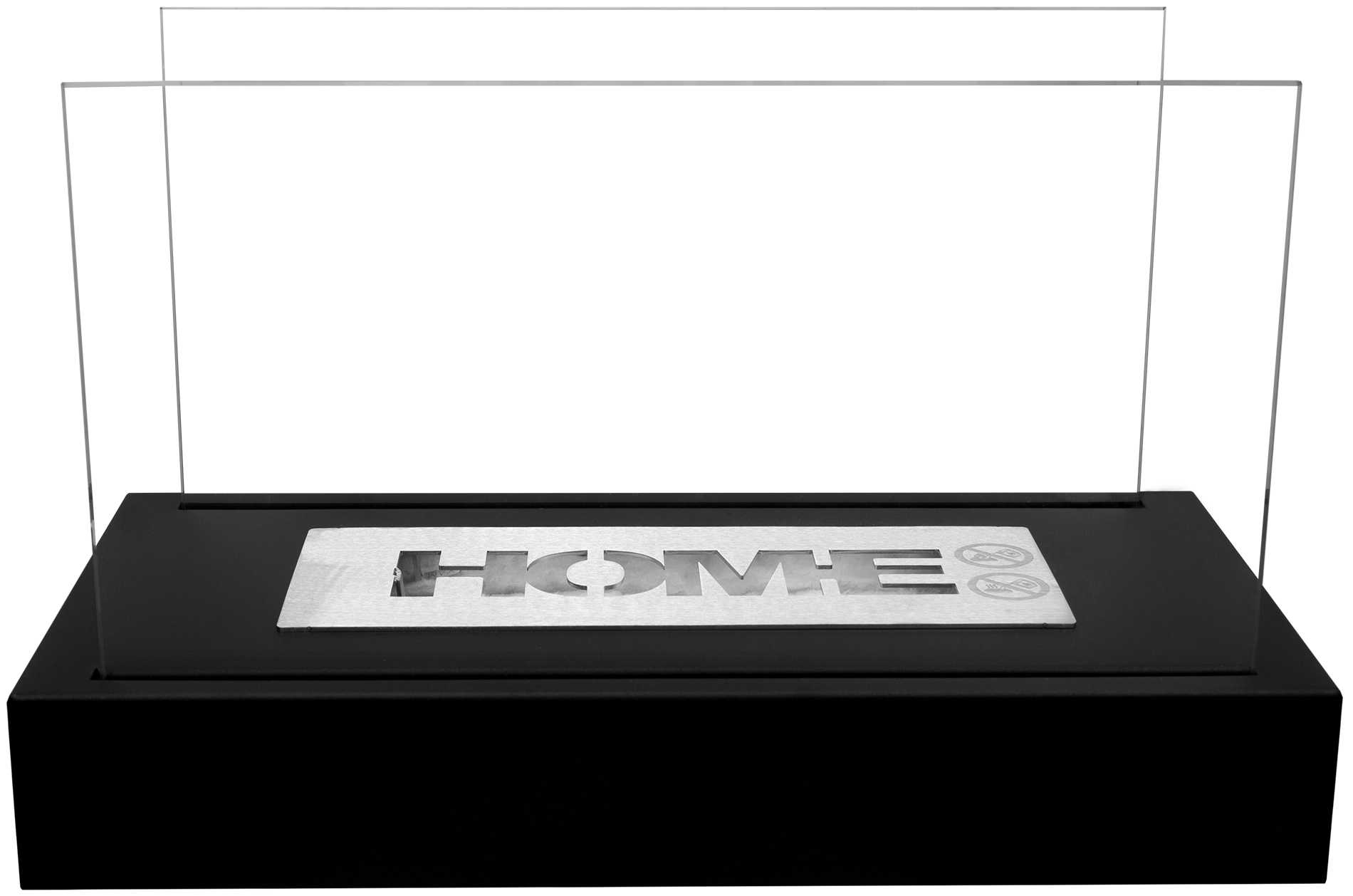 Freestanding Bio Fireplace Home Black Matte