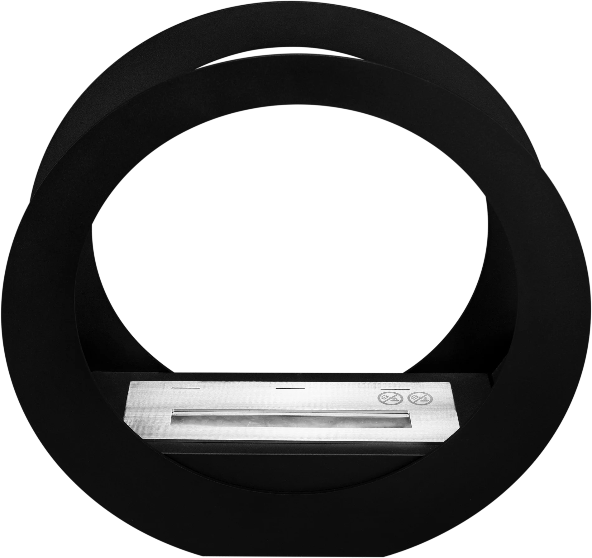 Freestanding Bio Fireplace smart matte black
