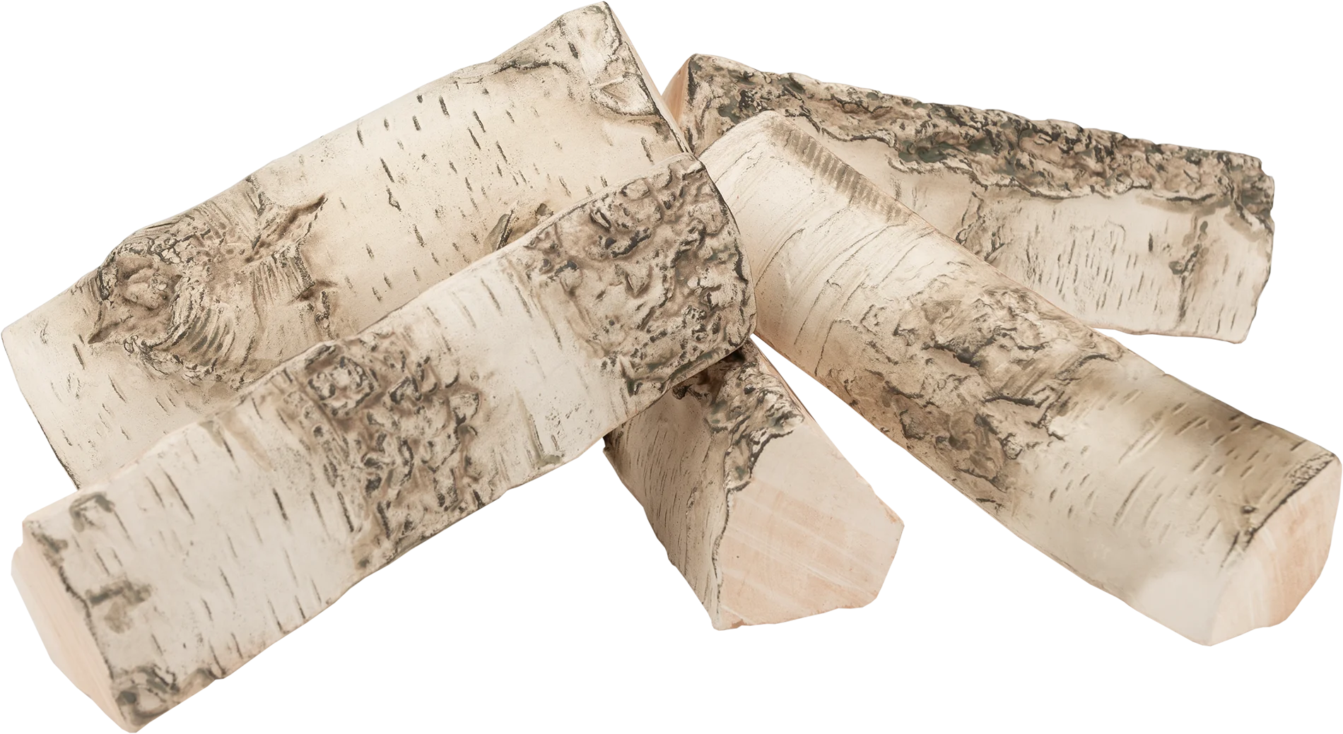 large ceramic logs for bio fireplace