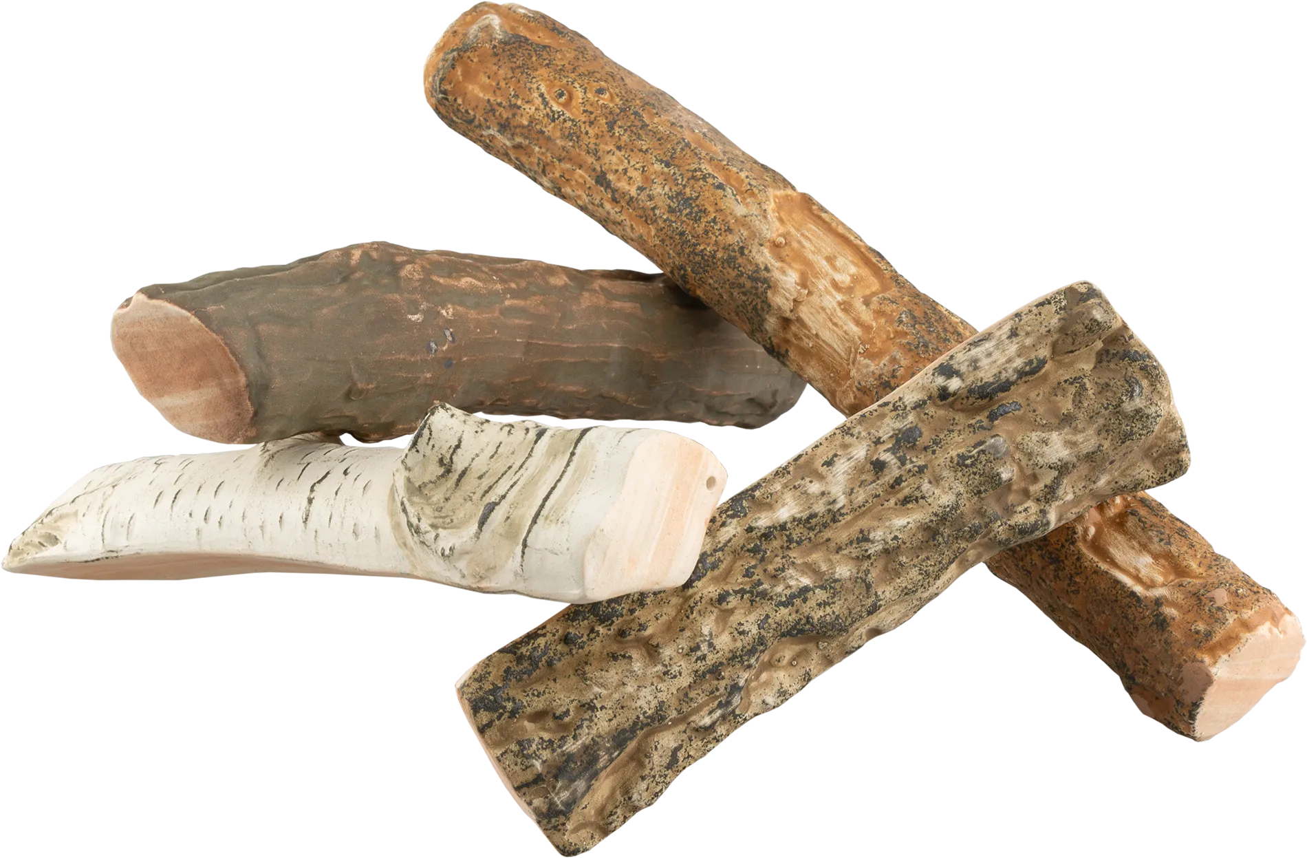 ceramic logs for bio fireplace