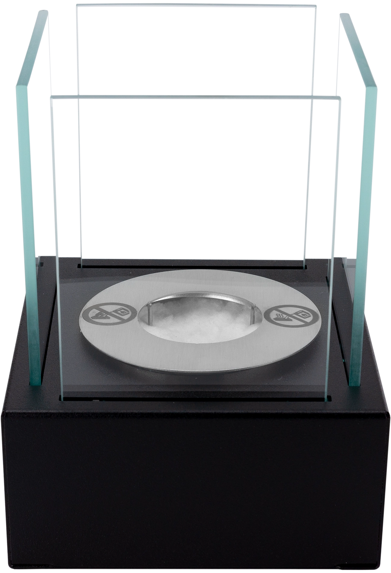 Freestanding Smart Black Matte Bio Fireplace