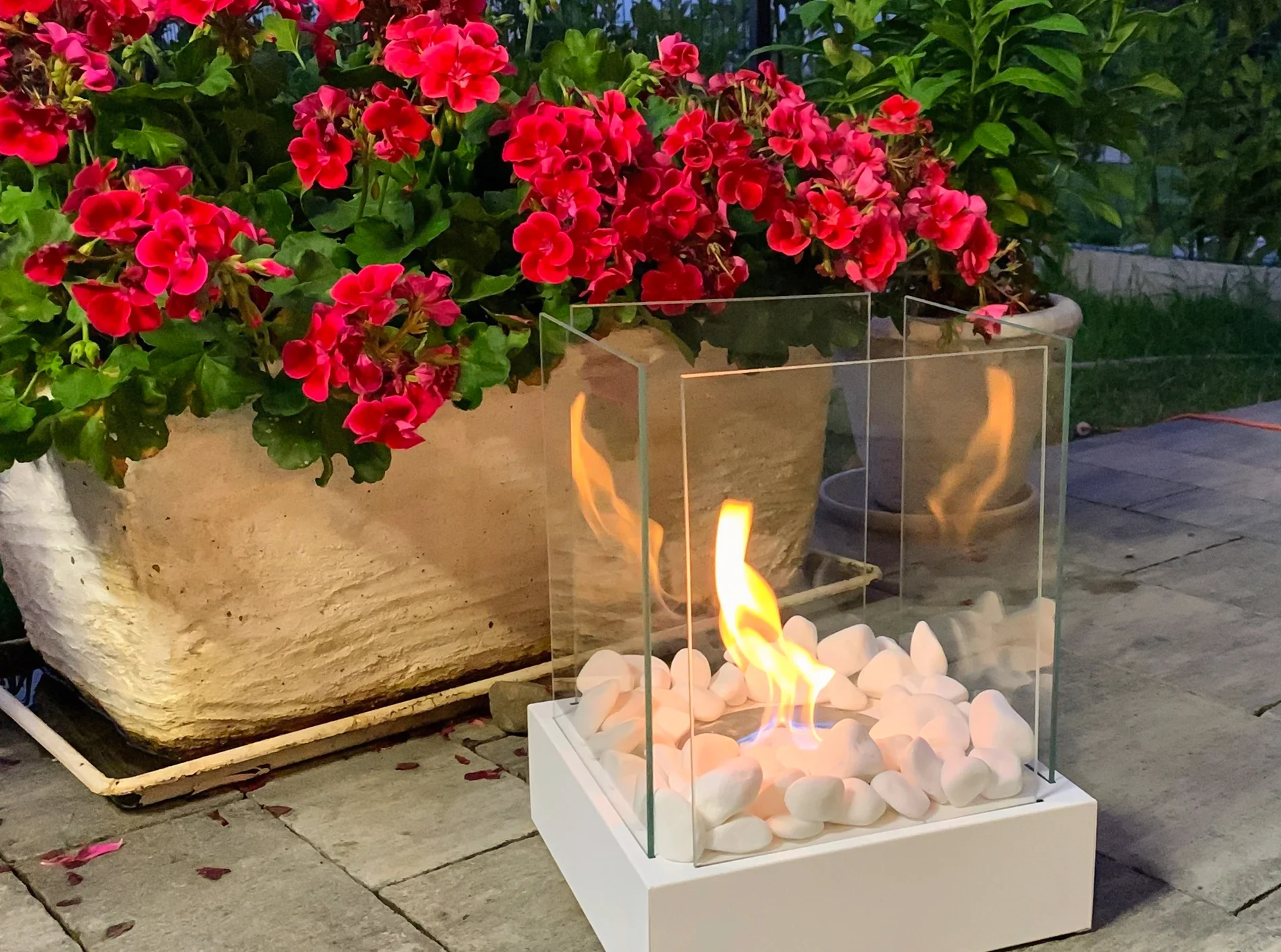Freestanding Bio Fireplace Smart Black Matte