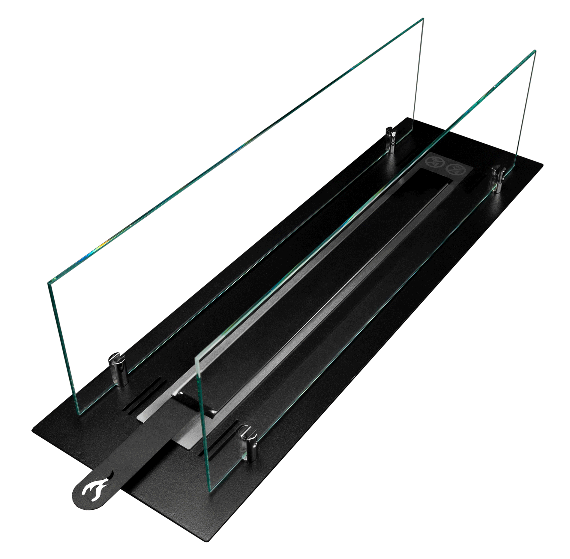 Freestanding Bio Fireplace smart matte black
